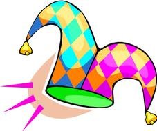 Clip art of Jester Hat