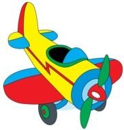 Toy Airplane Clip Art N2