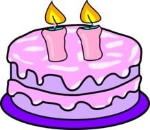 Birthday Cake With Candles Clip Art N15