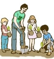 Tree Planting Clip Art N4