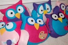 stuffed lucky owls