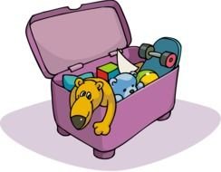 box with toys