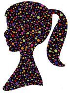 One Birthday Barbie Silhouette