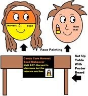Fall Festival, Ideas for face painting, drawing