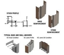 Jamb Door Frame Clips drawing