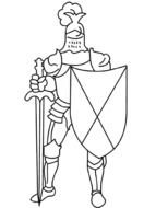 Knight Coloring Pages