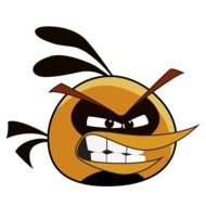 Orange from Angry Birds, catroon character