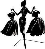 Fashion Show Clip Art N39