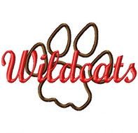 Wildcat Paw Print Clip Art N14