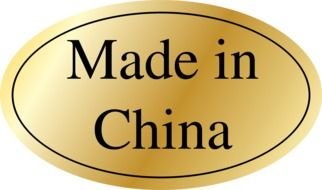 Made In China Sticker drawing