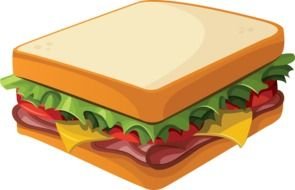 Clipart of Sandwich