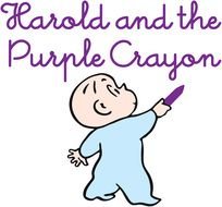 Harold And The Purple Crayon Book drawing