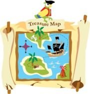 Kids Pirate Treasure Map
