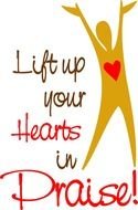 life up your hearts drawing