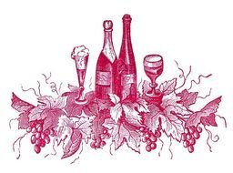Vintage Wine Label Clip Art N2