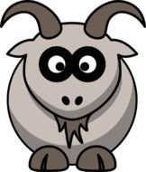 Cartoon Goat Clip Art N23