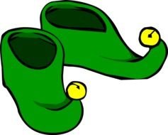 Clip art of Elf Shoes