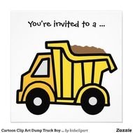 Cartoon Dump Truck Clip Art N11