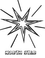 Christmas Star Coloring Page drawing