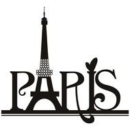 Eiffel Tower Clip Art Words N2