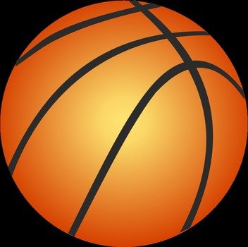 basketball as a picture for clipart
