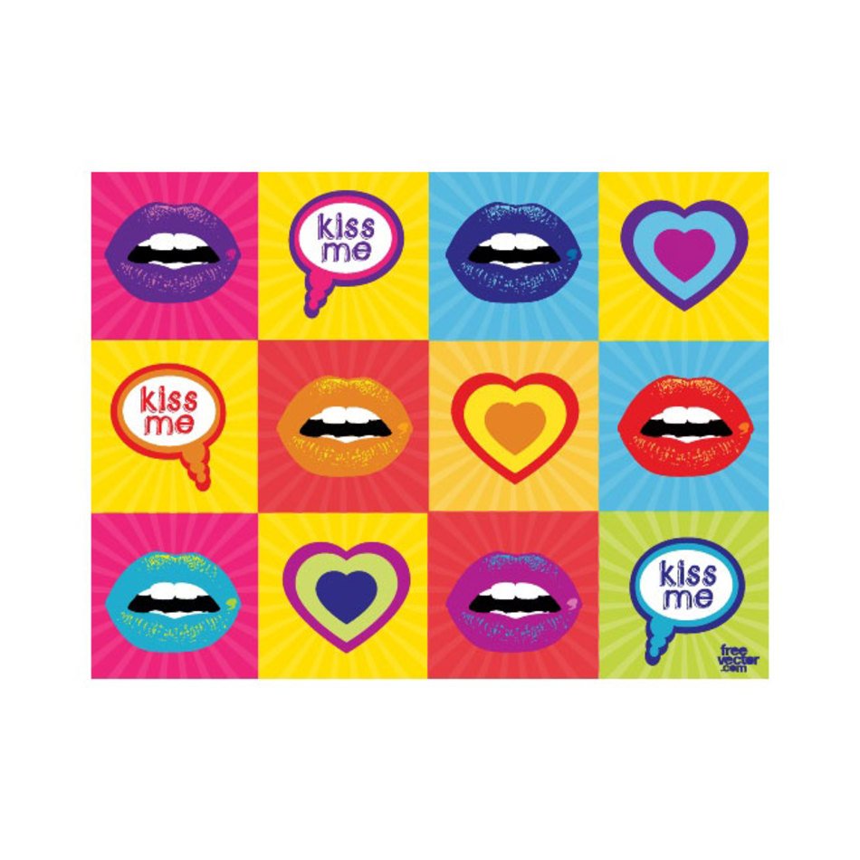 Pop Art Lips N2