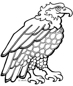 Bald Eagle Coloring Pages Kids