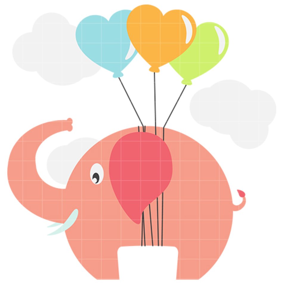 Cute Elephant Clip Art N9