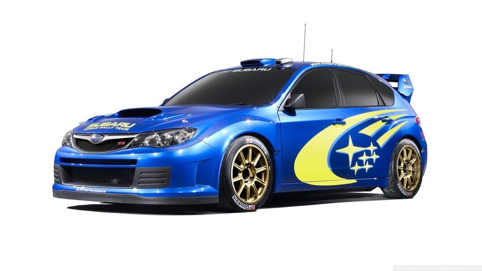 Subaru STI Rally Car drawing