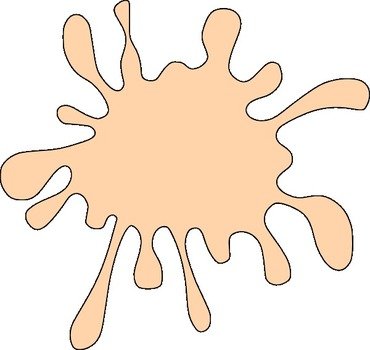 Brown Splash Clip Art