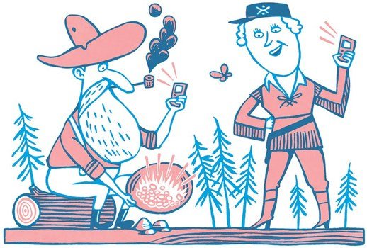 Gold Rush Cartoon drawing