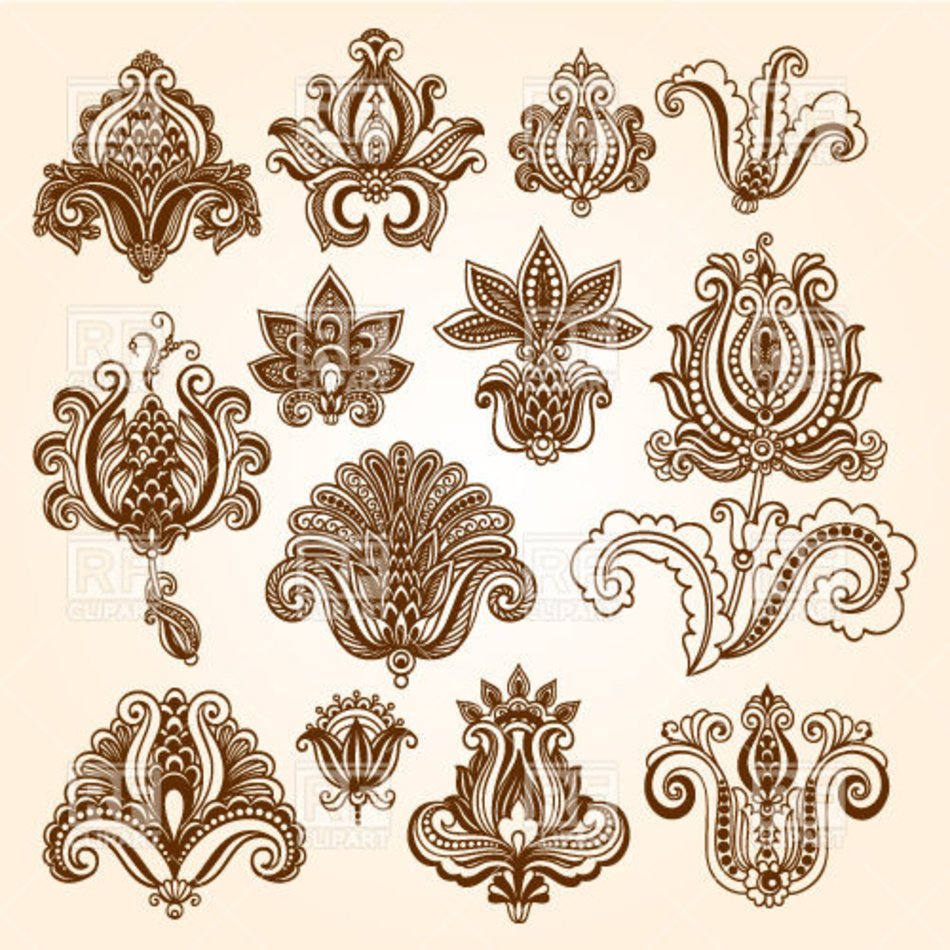 Mehndi Clip Art