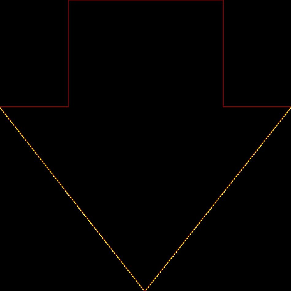 Arrow Pointing Down N3
