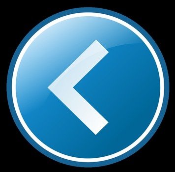 blue enable button on black background