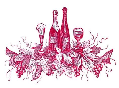 Vintage Wine Label Clip Art N2