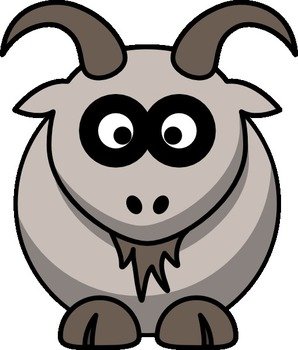 Cartoon Goat Clip Art N23