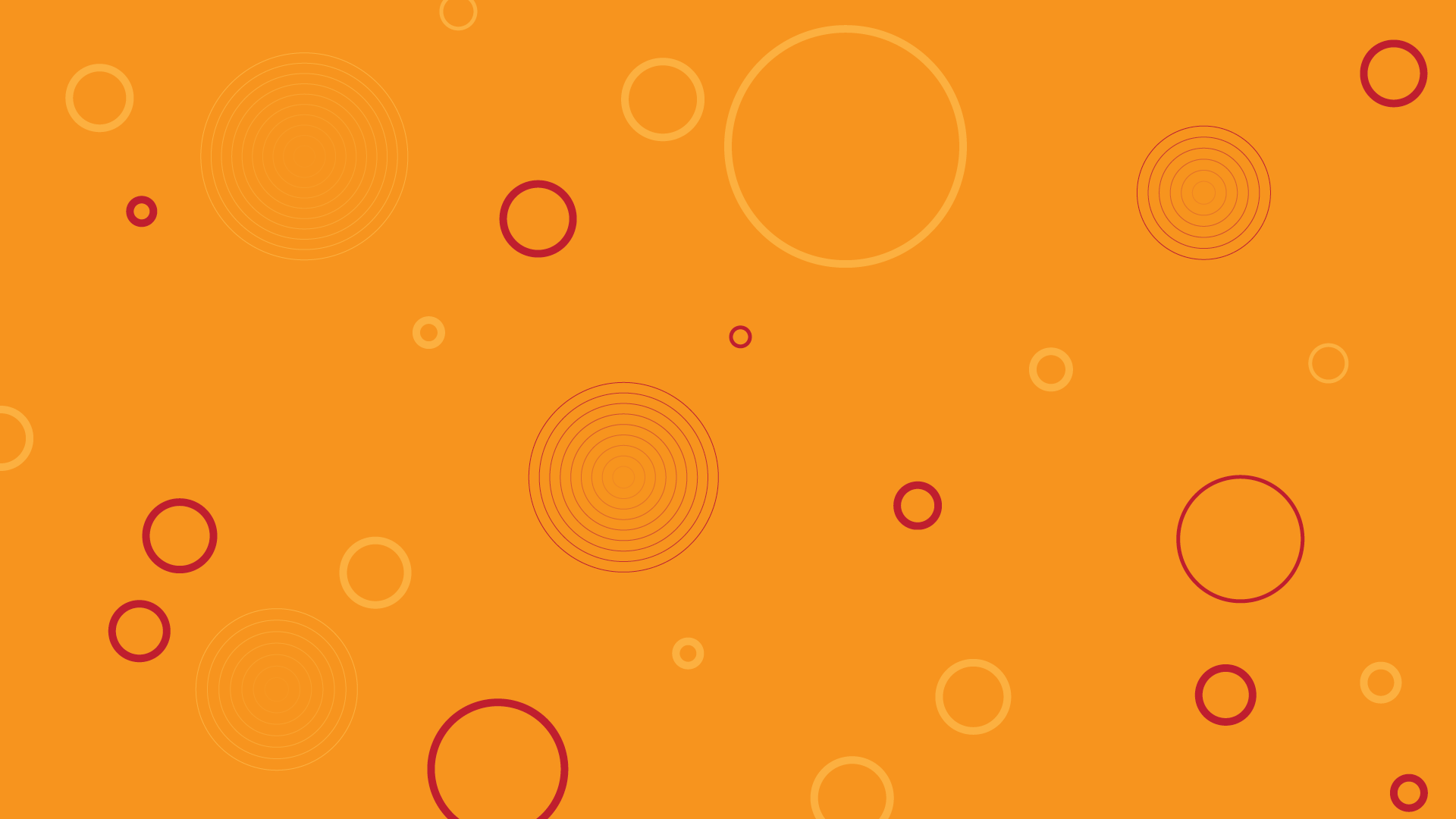 Оранжевый фон с кругами