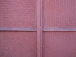 pink window panes