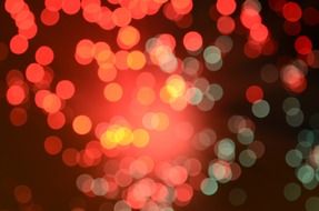 light background red green