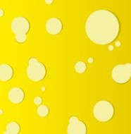 circles on yellow background