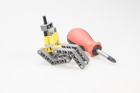 Screwdriver and metal parts