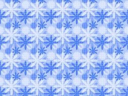 blue background with snowflakes, wallpaper