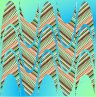 abstract geometric curves shape