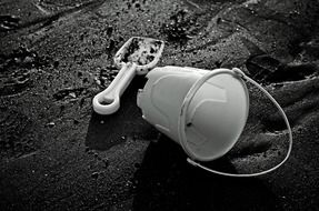 bucket scoop baby child toy sand