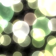 black background with yellow bubbles