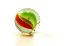 marble balls colorful single one