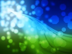 background bokeh green blue light