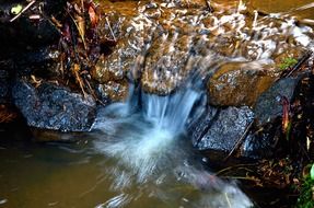 water waterfall background nature