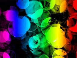 circles abstract background texture