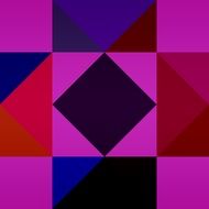colorful squares rectangles triangles for pattern